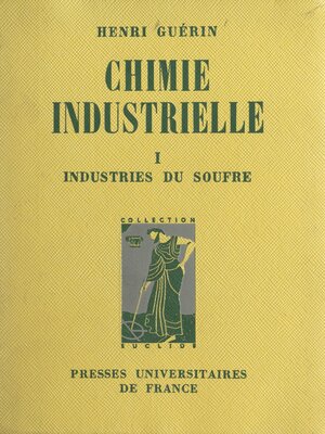 cover image of Chimie industrielle (1)
